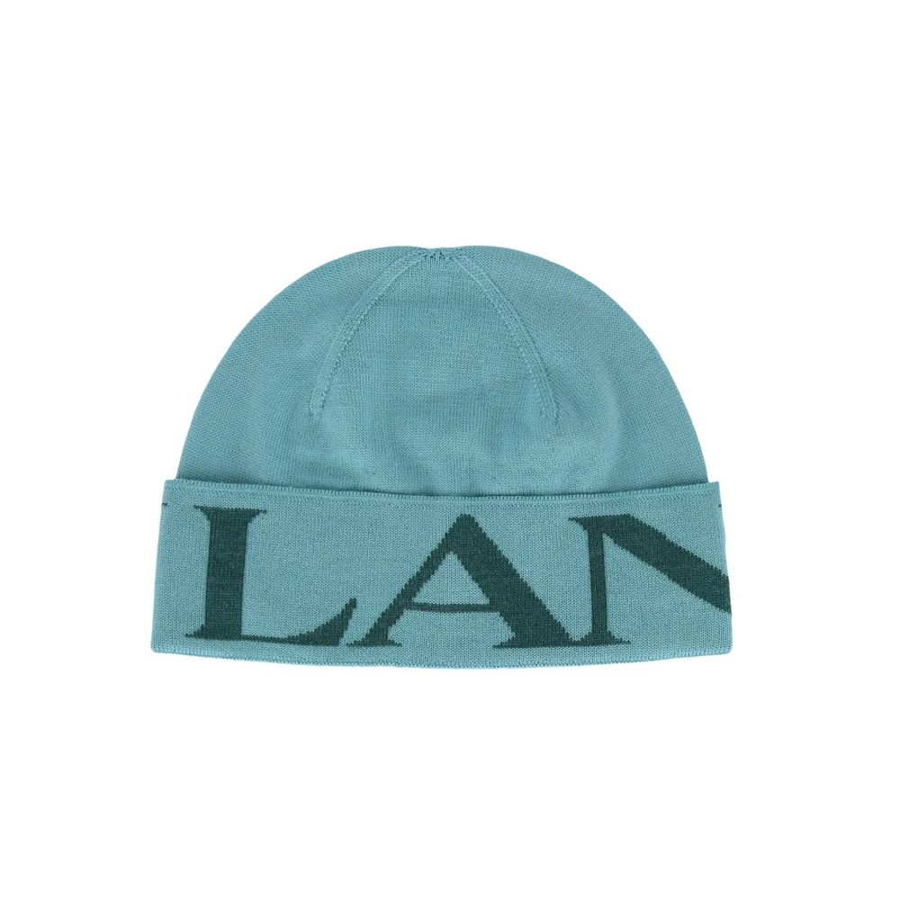 Green Virgin Wool Beanie