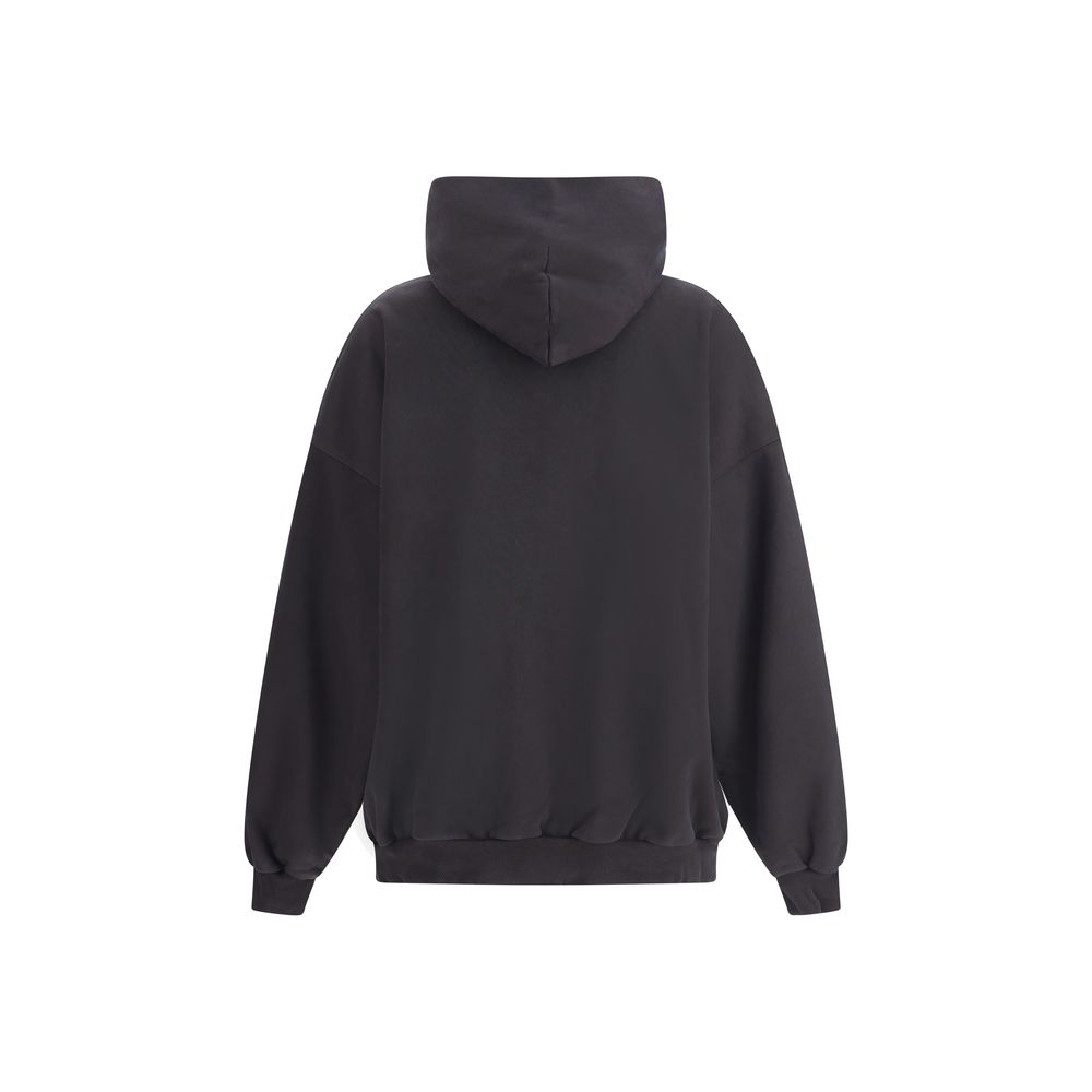 Black Cotton Sweatshirt