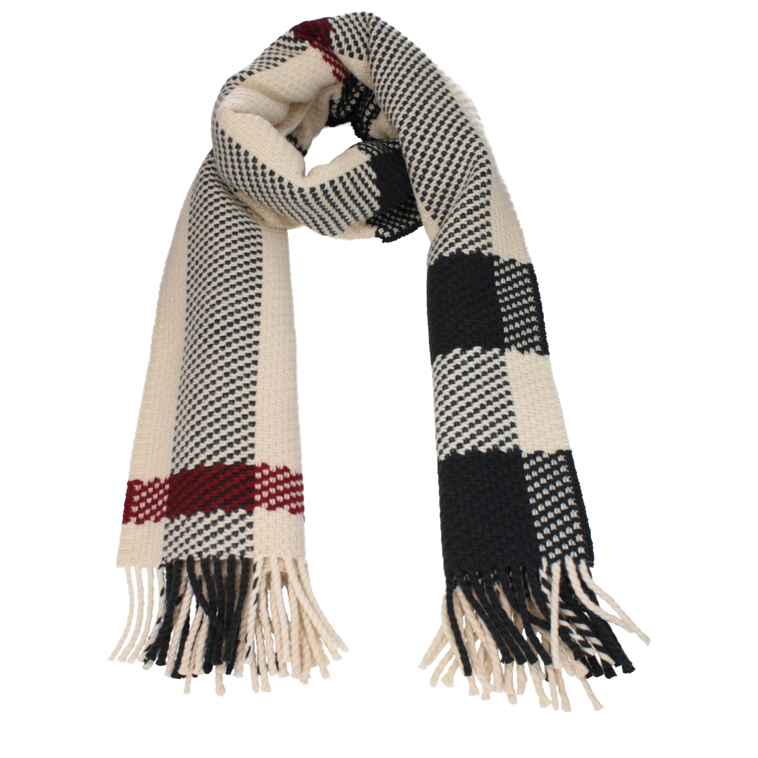 Beige Wool Scarf