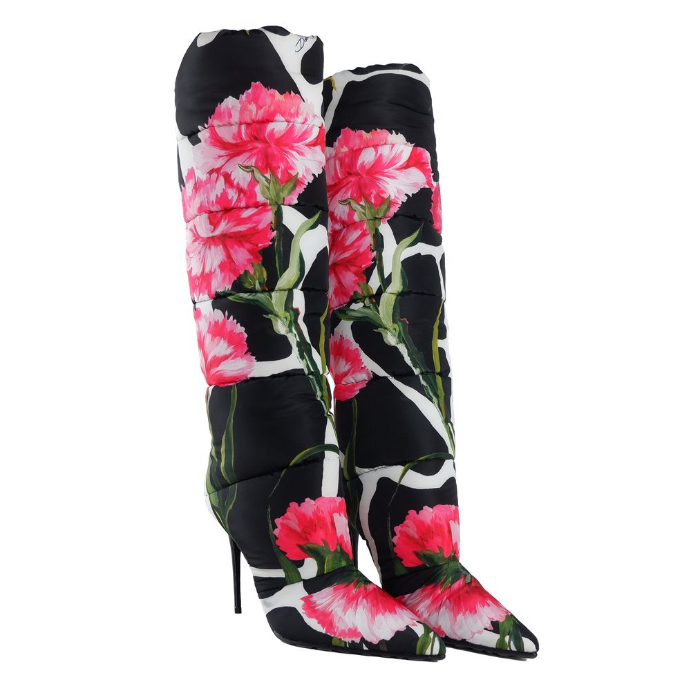 Multicolor Nylon Womens Boot