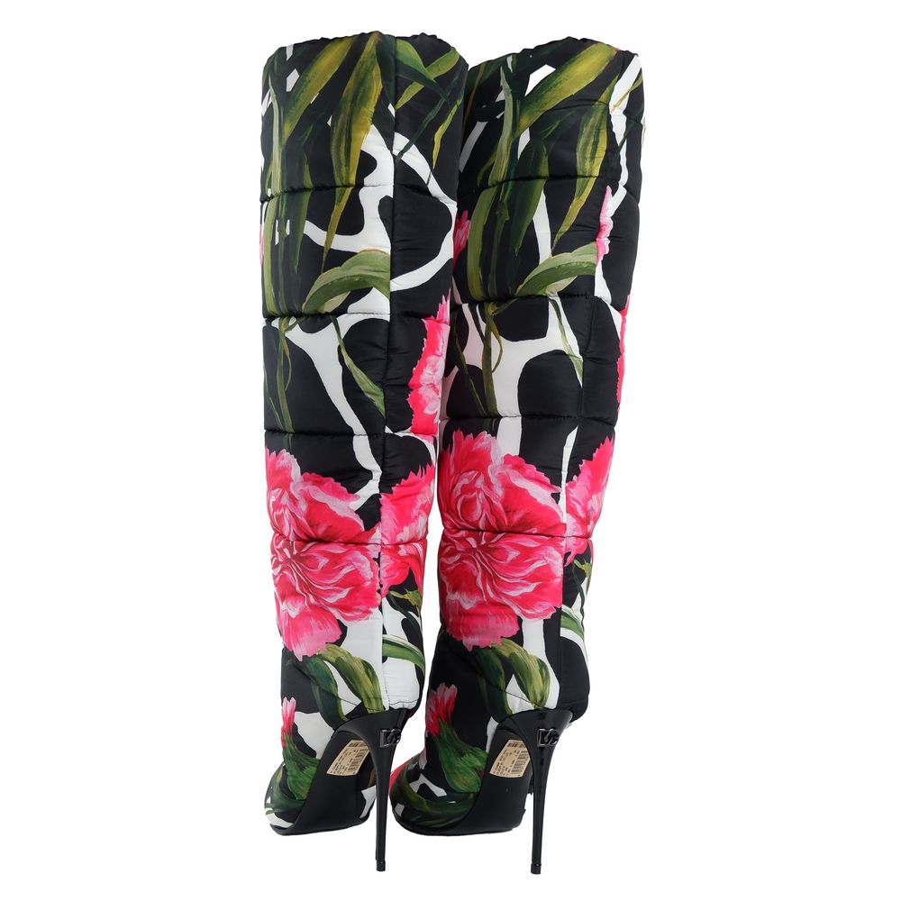 Multicolor Nylon Womens Boot