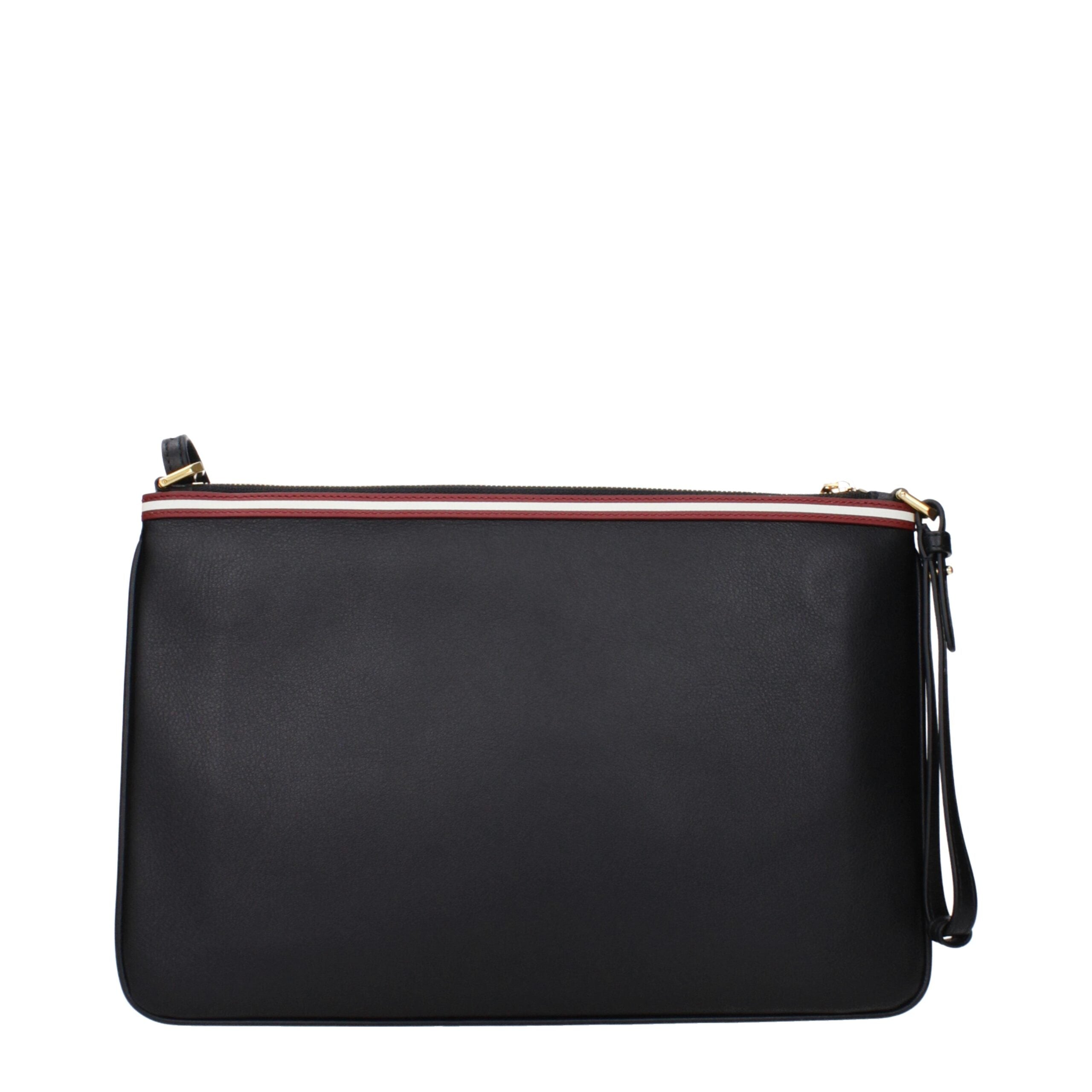 Black Leather Crossbody Bag