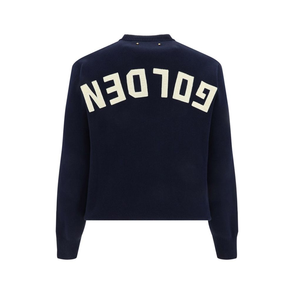 Blue Nylon Sweatshirt