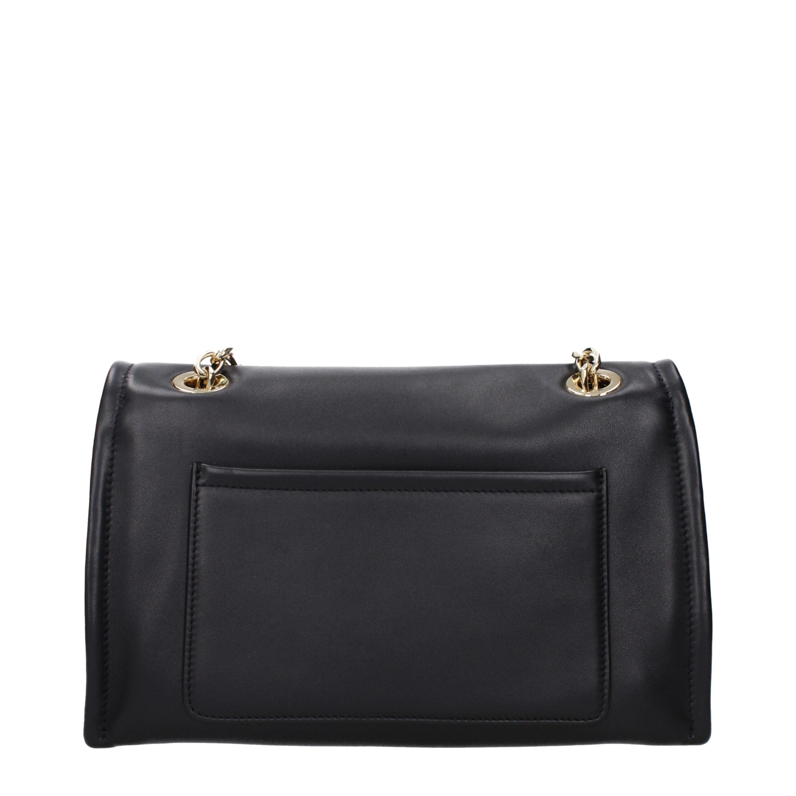 Black Leather Crossbody Bag