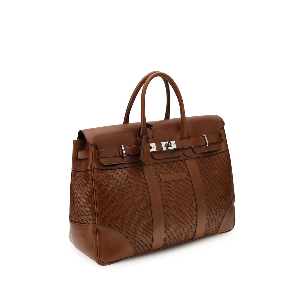 Brown Calf Leather Bos Taurus Shoulder Bag