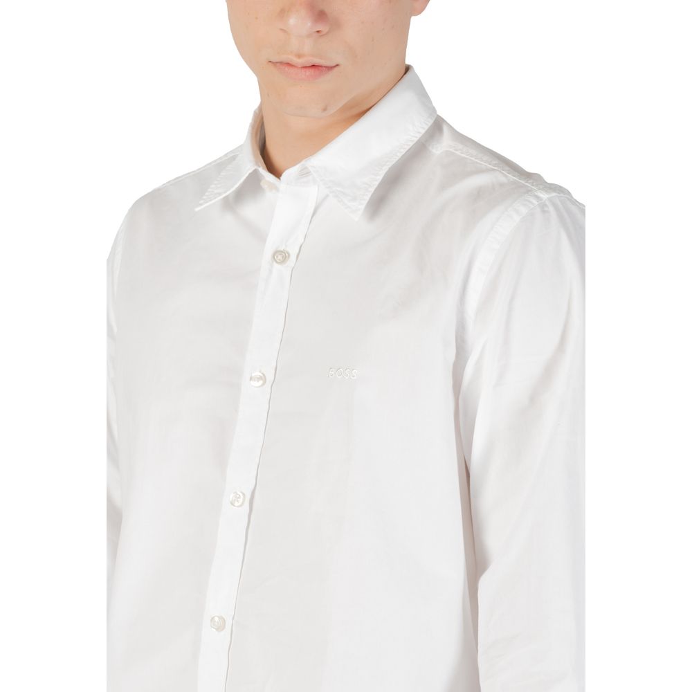 White Cotton Dress Shirt