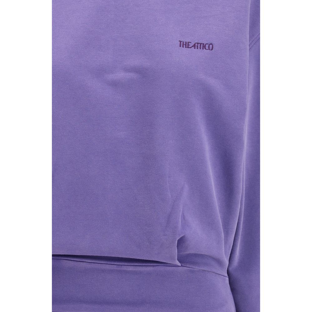 Purple Cotton Casual Dress