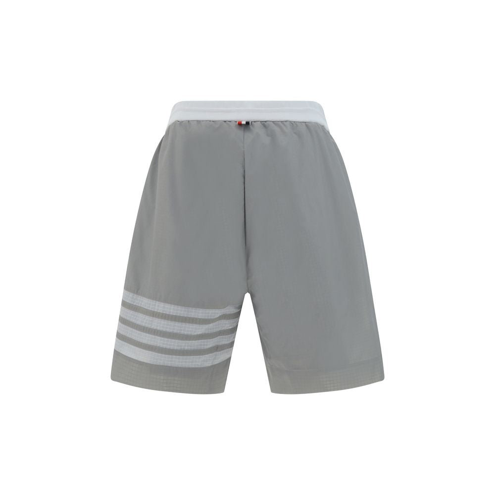 Gray Polyamide Bermuda Shorts