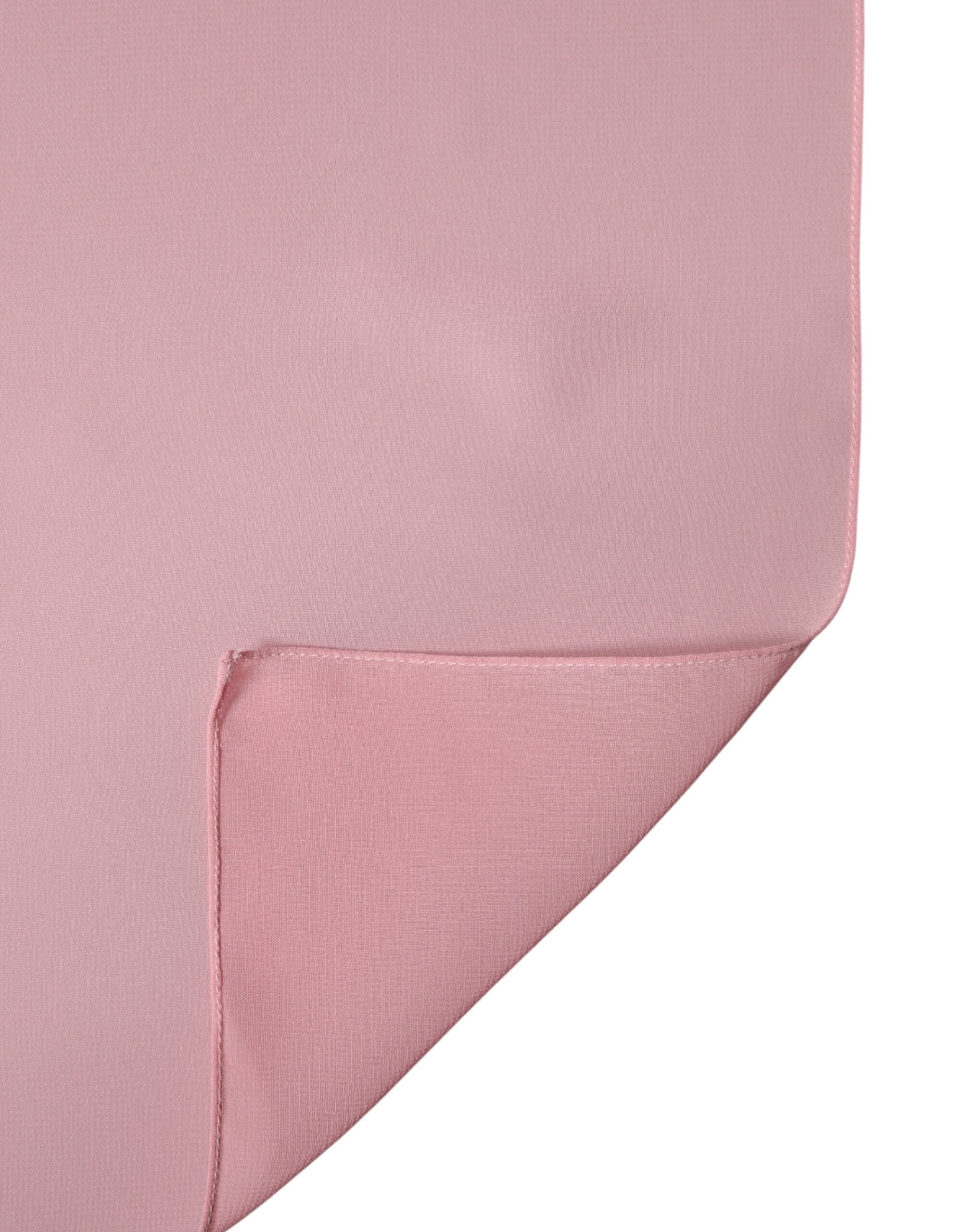 Pink Silk Stole Neck Wrap Shawl Men  Scarf