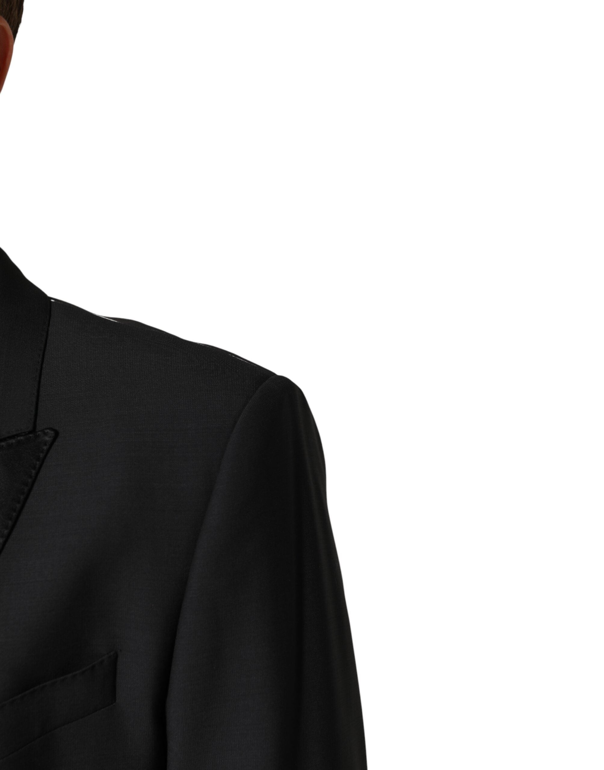 Black MARTINI Single Breasted Jacket Blazer