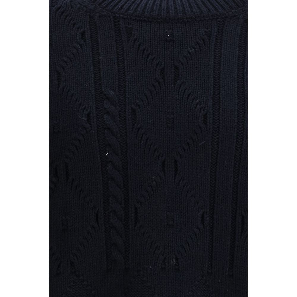 Blue Wool Sweatshirt