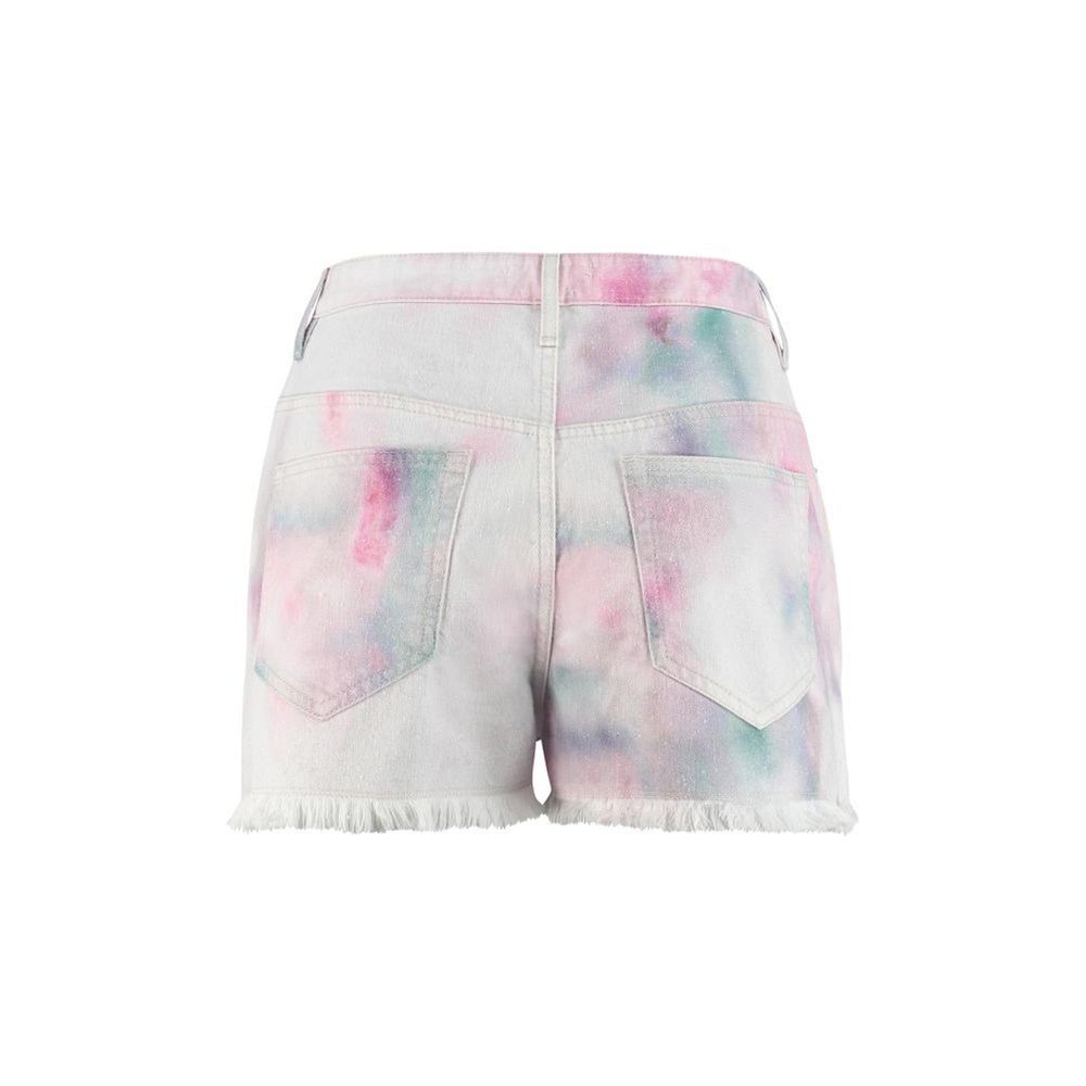 Multicolor Denim Shorts