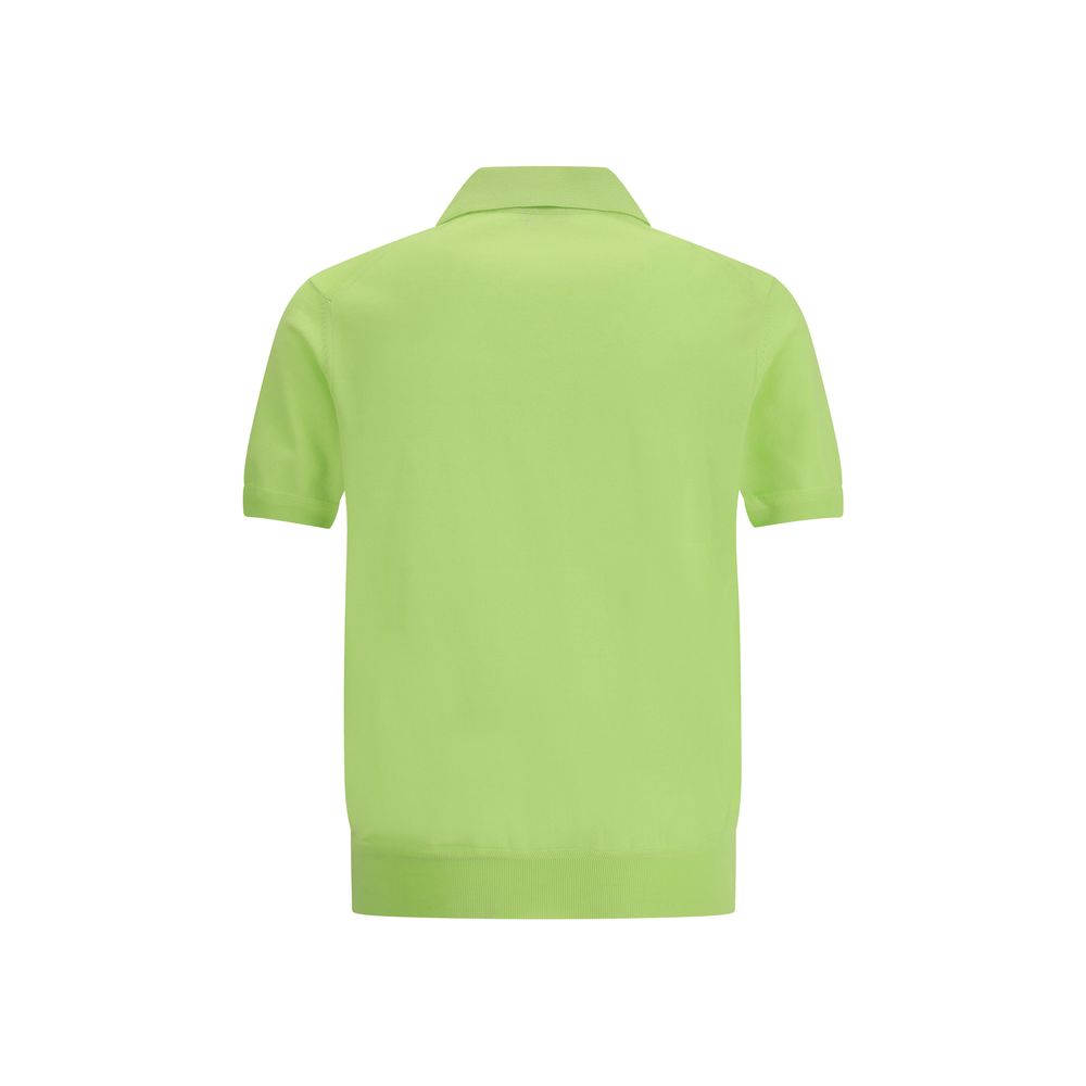 Bicolor Cotton Polo Shirt